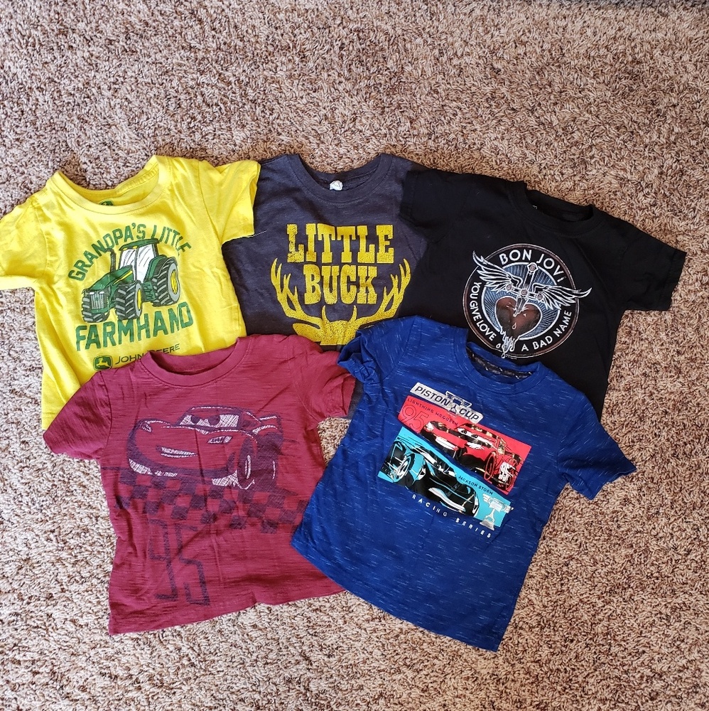 Boys 2T/3T Tees 5 pieces